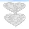 Heart Shaped Nail Brush Holder Reusable Gel Nail Brush Pen Stand for Painting Display Home DIY Salon view 1