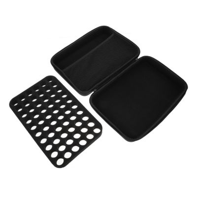 DECOMELODY Essential Oil Organizer Bag Storage Case Travel Pouch for Essential Oil Bottles Compact Portable