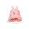 BIUDECO Cute Cartoon Rabbit Hair Drying Hat 1 Piece Soft Coral Fleece Absorbent Towel for Boys and Girls Fast Drying Shower Cap for Wet Hair view 2