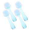 HOLIDYOYO 4pcs Ergonomic Nail Dust Brush for Manicure and Facial Cleansing Compact Scrubber for Nails Joints Elbows and More Comfortable to Use view 1