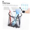 HOLIDYOYO 4pcs Ergonomic Nail Dust Brush for Manicure and Facial Cleansing Compact Scrubber for Nails Joints Elbows and More Comfortable to Use view 2