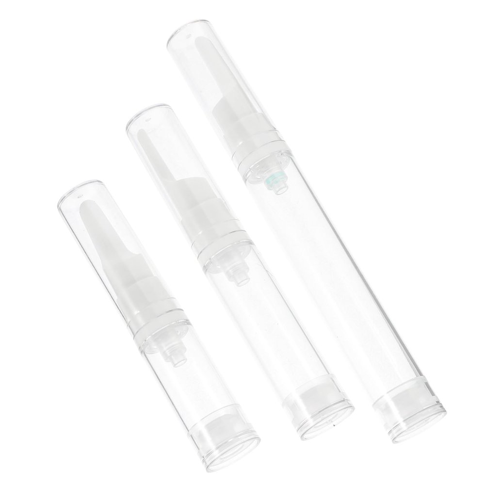 VICASKY 15pcs 5ml 10ml 15ml Eye Cream Bottles Vacuum Pump Dispenser for Moisturizer Airless Pump Containers Lid for Travel Refillable Cosmetic Lotion Jars