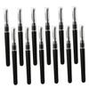 VICASKY 12pcs Portable Eyelash Combs Protective Silicone Lash Makeup Brushes for Women for Daily Use Travel and Business Trips view 1
