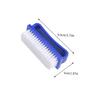 Happyyami 4pcs Nail Brush Cleaner Fingernail Scrubber Brush Nail Art Tool Multi-functional for Salon Home Random Color view 2