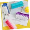 Happyyami 4pcs Nail Brush Cleaner Fingernail Scrubber Brush Nail Art Tool Multi-functional for Salon Home Random Color view 4