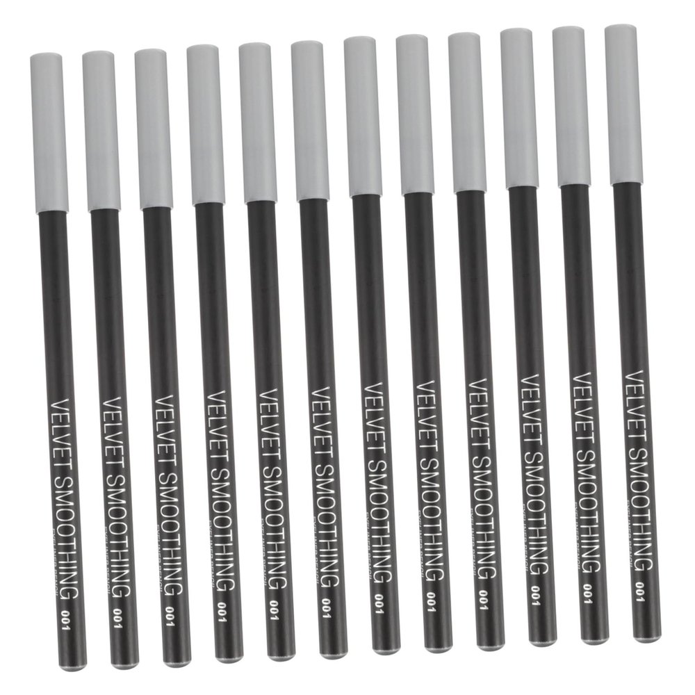 PartyKindom 12pcs Makeup Eyeliner Pencil Women Eye Liner Drawing Pencil Makeup Tool
