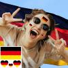 100pc German Flag Tattoo Stickers, 25-Sheet Germany DE National Flags Face Temporary Tattoo Adult, Patriotic Deutsche Flagge Fake Tattoo for Men Women Party Decoration view 2