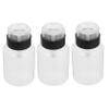 3pcs Empty Press Pump Nail Cleaner Dispenser Bottles for Manicure view 1