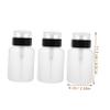 3pcs Empty Press Pump Nail Cleaner Dispenser Bottles for Manicure view 2