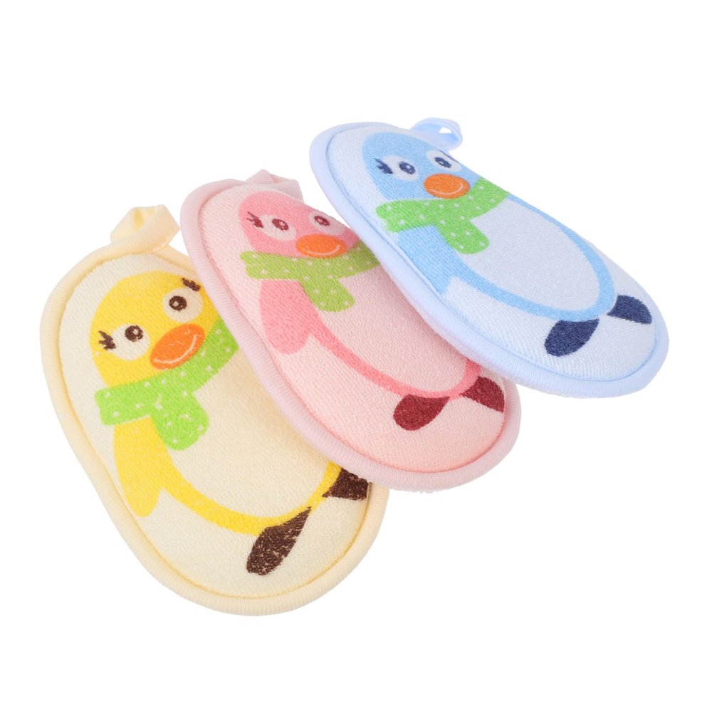 AUTSUPPL 3pcs Lil Bath Brush Shower Sponge Bath Tub Brush for Boys and Girls Toddlers