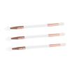 DECOMELODY 3pcs Eyeshadow Brush Dual-ended Silicone Makeup Brushes Easy Application for Everyday and Special Occasions view 1