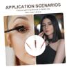 DECOMELODY 3pcs Eyeshadow Brush Dual-ended Silicone Makeup Brushes Easy Application for Everyday and Special Occasions view 3