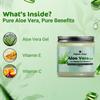 Organic Netra Pure Aloe Vera Gel with Vitamin C & E for Skin, Face and Hair | Helps to Repair and Smoothens Hair | Relax and Renew your Skin and Scalp |Paraben Free & Sulphate Free - 200 Gm view 4