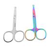 Happyyami 2pcs Facial Hair Scissors Nose Hair Trimmer Round Tip Scissors for Cutting view 1