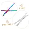 Happyyami 2pcs Facial Hair Scissors Nose Hair Trimmer Round Tip Scissors for Cutting view 3