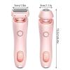 Livora Electric Shaver for Women, Bikini Trimmer for Women, 2 in 1 Wet & Dry Waterproof Electric Razors, Silk Glide Pro Shaver with Removable Head for Leg Arm Underarm Bikini Area view 3