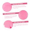 DECOMELODY Face Brushes Makeup Cleaner Silicone Brush Cleaning Pad Makeup Tool Cleaner Cleansing Mat view 3