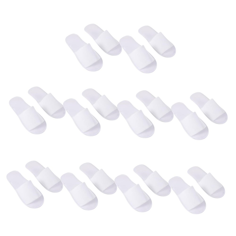 FOMIYES 10pairs Disposable Slippers for Hotel Guests Comfortable Indoor House Slippers for and Travel Open-toe Design