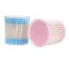 Healeved 400pcs Double-ended Cotton Swabs Pointed and Flat Tips for Makeup Beauty Applications and Ear Cleaning Soft Lint Cotton for Home and Salon Use view 1