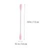 Healeved 400pcs Double-ended Cotton Swabs Pointed and Flat Tips for Makeup Beauty Applications and Ear Cleaning Soft Lint Cotton for Home and Salon Use view 2