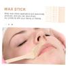 Happyyami 150pcs Irregular Wands for Hair Removal Applicators Lightweight Compact for Body Eyebrows and Design for Home Salon Use view 4