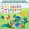 Dinosaur Bath Bombs for Kids with Surprise Inside, 10 Pack Natural Dino Eggs with Exclusive Herbivorous Dinosaur Toys, Birthday Gift Set for Boys & Girls, Dinosaur Toys for Kids Ages 3-9 view 2