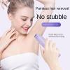 Women Electric Shaver Double Head Shaver Bikini Private Hair Removal Device Full Body Painless Hair Removal (Pink) view 4