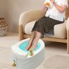 BRCYKRWY Foot Bath Acrylic Footbath Spa Portable Foot Spa Bathtub,Foot Baths & Spas With Heat And Massage,Adjustable Hot & Cold Water Foot Massager Spa Soaking Tub,for Home Spa Treatment Foot Bath Bas view 2