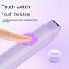 Women Electric Shaver Double Head Shaver Bikini Private Hair Removal Device Full Body Painless Hair Removal (Light Purple) view 3