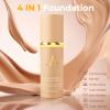 4 in 1 Foundation with SPF 50+Skin friendlyLight WeightLong LastingColor Changing FoundationMedium Spectrum view 4