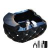BRCYKRWY Acrylic Footbath Spa Foot Bath Pedicure with Heat and Massage Pedicure Bowl Salon Massage Equipment Foot Spa with Heat and Jets Colorful Lamp Footbath for Hotel Foot Bath Club view 1