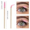 300 Pack Disposable Spoolies Brushes Sets Bamboo Mascara Wand Lip Brushes Cotton Swab for Eyebrow Eyelash Extension Tattoo Lipstick Applicator(Pink) view 3