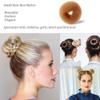 Extra Small Hair Bun Maker for Kids, 6 PCS Chignon Hair Donut Sock Bun Form for Girls, Mini Hair Doughnut Shaper for Short and Thin Hair (Small Size 2 Inch, Light Brown) view 2