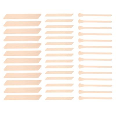 Ipetboom 150pcs Body Hair Removal Wax Applicator Sticks Smooth Safe Waxing Wands for Women Irregular Wax Rods for Home Salon Use