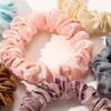 25 pcs Scrunchies Silk Satin Hair Ties, Thin scrunchies for women, satin scrunchies bulk, hair ties no damage, Hair Accessories Gift for Women and Girls (Black) view 3