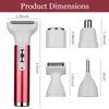 Electric Razor for Women 5 in 1 Shaver Electric Painless Portable Facial Hair Removal Bikini Trimmer Pubic Hair Removal Wet & Dry A119 view 2