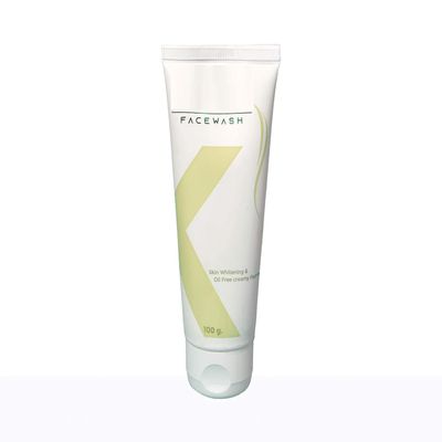 DK skin whitening & oil free Creamy Face wash - 100gm
