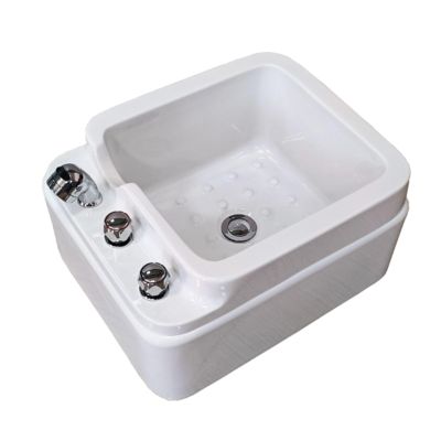 BRCYKRWY Pedicure Foot Spa,Acrylic Massage Foot Bath,with Heat and Massage Pedicure Bowl Salon Massage Equipment,for Ultimate Comfort and Stress Relief
