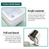 BRCYKRWY Pedicure Foot Spa,Acrylic Massage Foot Bath,with Heat and Massage Pedicure Bowl Salon Massage Equipment,for Ultimate Comfort and Stress Relief view 3