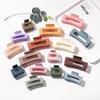 12Pcs Hair Claw Clips 4.1Inch Medium Sizes, Non - Slip Matte Finish Strong Hold Clips for Thick, Curly, Thin Hair, Women and Girls Black Hair Accessories(Yellow) view 4
