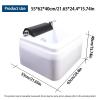 BRCYKRWY Foot Bath Spa Acrylic Massage, Foot Spa with Heat, Massage and Jets, Portable Foot Spa Bathtub, Home Spa Treatment Foot Bath Basin view 2
