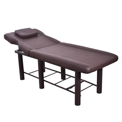 Adjustable Massage Table | Stationary Facial Table with Adjustable Backrest,Heavy Duty Bed, 440.9Lbs Capacity Waxing Bed for Rehabilitation Spa Massage
