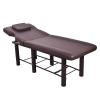 Adjustable Massage Table | Stationary Facial Table with Adjustable Backrest,Heavy Duty Bed, 440.9Lbs Capacity Waxing Bed for Rehabilitation Spa Massage view 1