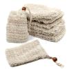40 Soap Bags Mesh Exfoliating, 100% Natural Sisal Soap Pouch, Soap Savers for Shower Use Like Massaging and Scrubbing view 1