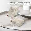 40 Soap Bags Mesh Exfoliating, 100% Natural Sisal Soap Pouch, Soap Savers for Shower Use Like Massaging and Scrubbing view 4