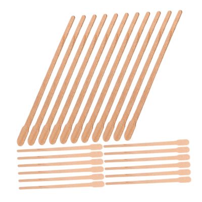 LIFKOME 100pcs Body Hair Removal Wooden Sticks Single Use Nose Body Hair Removal Smooth and Safe