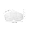 ABOOFAN Heart Shaped Makeup Organizer with Multiple Compartments Desktop Cosmetic Storage Box for Vanity and Wear-resistant Container for Makeup Brushes Lipsticks and Skincare Products view 2