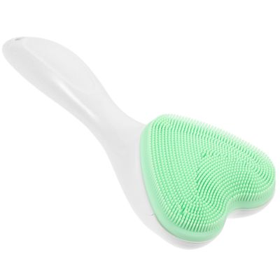 VICASKY Manual Face Brush Silicone Bristles Exfoliating Cleansing Brush for Face Scalp and Feet Safe for Acne-Prone Skin