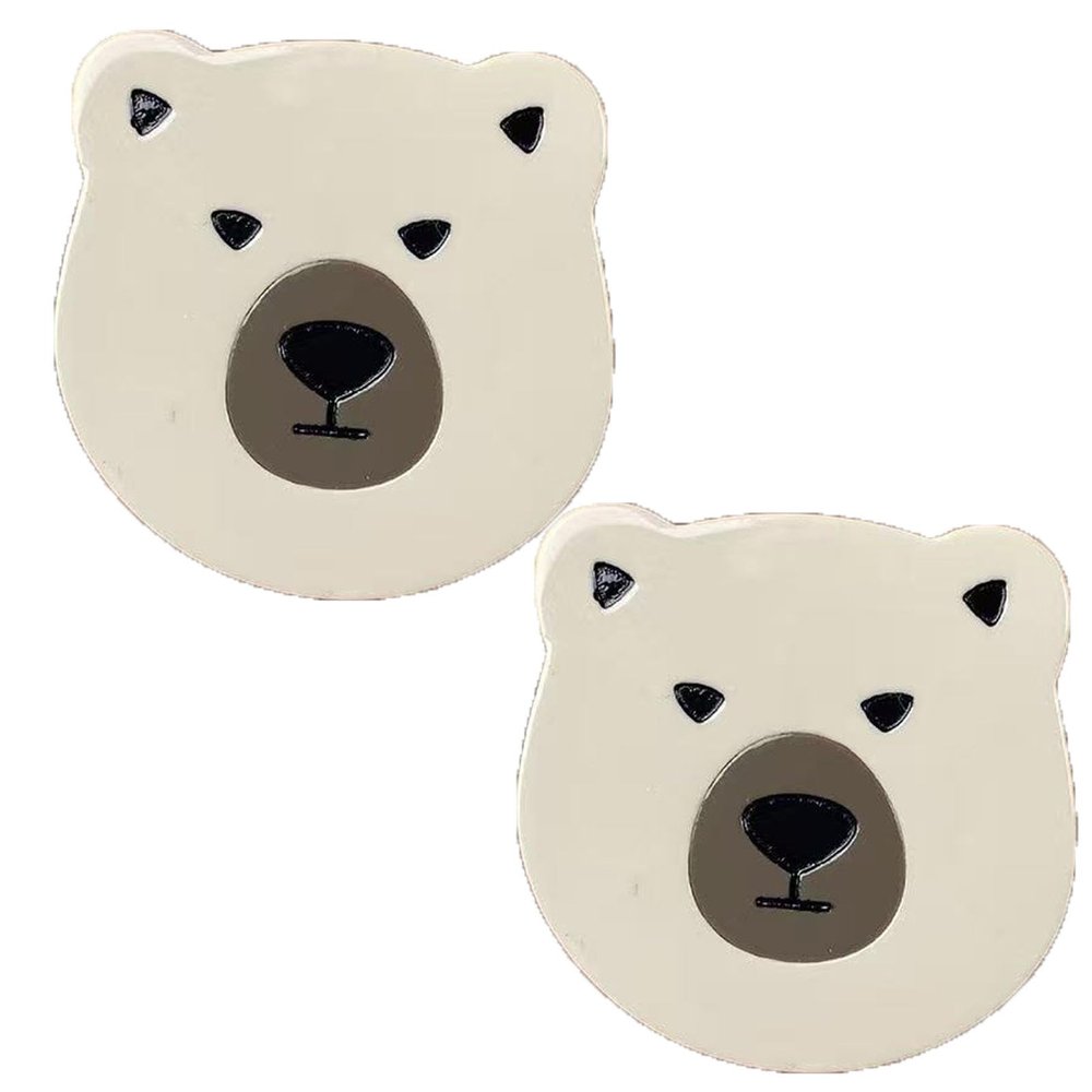 2 Pieces Teddy Bear Hair Clips,Cute Bear Hair Claw Clips,Animal Hair Claw Hairgrips Clip Hairpins for Girls of all Ages (Teddy Bear)