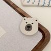 2 Pieces Teddy Bear Hair Clips,Cute Bear Hair Claw Clips,Animal Hair Claw Hairgrips Clip Hairpins for Girls of all Ages (Teddy Bear) view 3